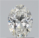 Natural Diamond 0.70 Carats, Oval with  Cut, G Color, VVS1 Clarity and Certified by GIA