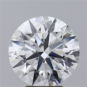 Picture of Lab Grown Diamond 4.31 Carats, Round with Ideal Cut, E Color, VVS2 Clarity and Certified by IGI