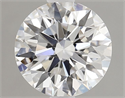 Del inventario de diamantes de laboratorio, 1.55 quilates, Redondo , Color E, claridad VS1 y certificado IGI