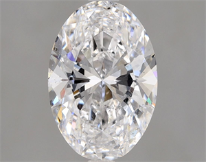 Picture of Natural Diamond 2.02 Carats, Oval with  Cut, D Color, SI2 Clarity and Certified by GIA