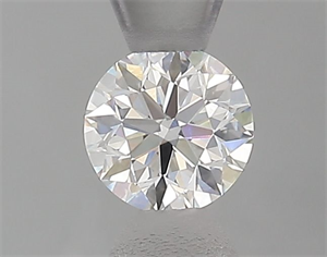 Picture of Natural Diamond 0.41 Carats, Round with Excellent Cut, F Color, VS1 Clarity and Certified by GIA