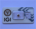 Diamante Natural 0.90 quilates, Redondo , Color N, claridad VS2 y certificado IGI