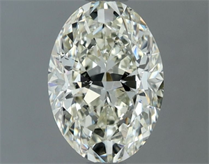 Picture of Natural Diamond 1.00 Carats, Oval with  Cut, J Color, VS2 Clarity and Certified by IGI
