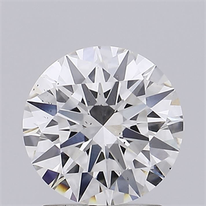 Picture of Lab Grown Diamond 1.80 Carats, Round with Excellent Cut, G Color, VS2 Clarity and Certified by IGI