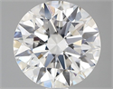 Lab Grown Diamond 1.53 Carats, Round with Ideal Cut, E Color, VS1 Clarity and Certified by IGI