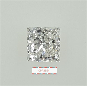 Picture of Natural Diamond 0.92 Carats, Princess with  Cut, I Color, VS2 Clarity and Certified by GIA