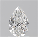 Natural Diamond 1.01 Carats, Pear with  Cut, G Color, SI1 Clarity and Certified by GIA