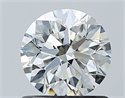 Diamante Natural 0.90 quilates, Redondo , Color E, claridad VS1 y certificado GIA