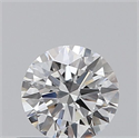 Natural Diamond 0.40 Carats, Round with Excellent Cut, E Color, VVS2 Clarity and Certified by GIA