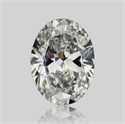 Natural Diamond 0.43 Carats, Oval with  Cut, G Color, VVS2 Clarity and Certified by GIA