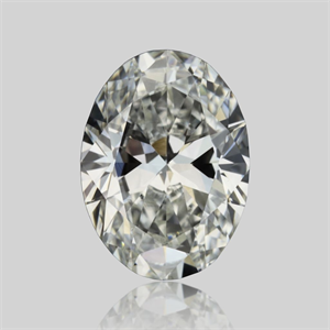Picture of Natural Diamond 0.43 Carats, Oval with  Cut, G Color, VVS2 Clarity and Certified by GIA