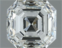 Natural Diamond 1.01 Carats, Asscher with  Cut, H Color, VS1 Clarity and Certified by IGI