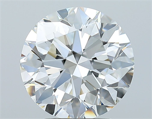 Foto Diamante Natural 3.01 quilates, Redondo , Color H, claridad VVS2 y certificado GIA de