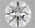 Natural Diamond 1.70 Carats, Round with Excellent Cut, E Color, VVS1 Clarity and Certified by GIA