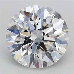 Picture of Lab Grown Diamond 1.09 Carats, Round with Ideal Cut, D Color, VS1 Clarity and Certified by IGI