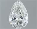Diamante Natural 0.50 quilates, De pera , Color H, claridad VS2 y certificado GIA