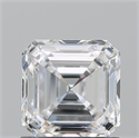 Natural Diamond 1.21 Carats, Asscher with  Cut, E Color, VS1 Clarity and Certified by GIA