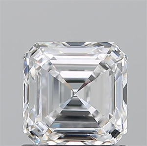 Picture of Natural Diamond 1.21 Carats, Asscher with  Cut, E Color, VS1 Clarity and Certified by GIA