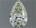 Natural Diamond 1.02 Carats, Pear with  Cut, K Color, VVS1 Clarity and Certified by IGI