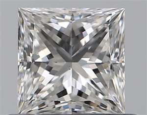 Foto Diamante Natural 0.60 quilates, Princesa , Color E, claridad VS2 y certificado GIA de
