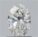 Natural Diamond 0.75 Carats, Oval with  Cut, G Color, VVS1 Clarity and Certified by GIA
