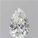 Natural Diamond 0.70 Carats, Pear with  Cut, H Color, VS1 Clarity and Certified by GIA