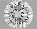 Lab Grown Diamond 2.50 Carats, Round with Ideal Cut, D Color, VVS2 Clarity and Certified by IGI