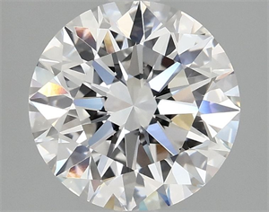 Picture of Lab Grown Diamond 2.50 Carats, Round with Ideal Cut, D Color, VVS2 Clarity and Certified by IGI