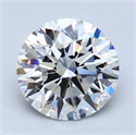 Diamante Natural 3.05 quilates, Redondo , Color D, claridad IF y certificado GIA