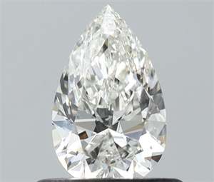 Foto Diamante Natural 0.52 quilates, De pera , Color G, claridad VVS1 y certificado IGI de
