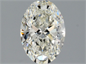 Natural Diamond 1.24 Carats, Oval with  Cut, J Color, IF Clarity and Certified by GIA