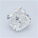 Natural Diamond 0.70 Carats, Cushion with  Cut, F Color, I1 Clarity and Certified by GIA