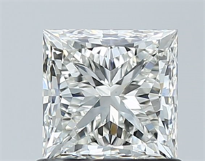 Picture of Natural Diamond 1.01 Carats, Princess with  Cut, I Color, VS1 Clarity and Certified by GIA