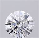 Lab Grown Diamond 1.06 Carats, Round with Ideal Cut, D Color, VS1 Clarity and Certified by IGI