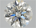 Diamante Natural 0.90 quilates, Redondo , Color J, claridad VVS1 y certificado GIA
