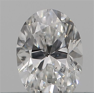Picture of Natural Diamond 0.19 Carats, Oval with  Cut, E Color, SI1 Clarity and Certified by IGI