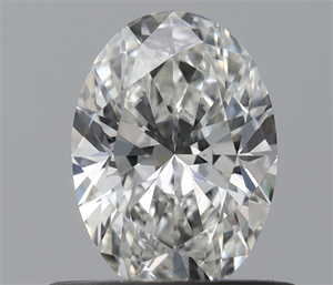 Picture of Natural Diamond 0.51 Carats, Oval with  Cut, H Color, VS1 Clarity and Certified by GIA