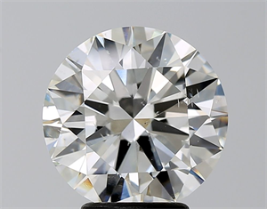 Picture of Natural Diamond 3.95 Carats, Round with Excellent Cut, I Color, SI2 Clarity and Certified by GIA