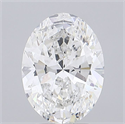Diamante Natural 3.01 quilates, Ovalado , Color F, claridad SI2 y certificado GIA