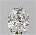 Natural Diamond 0.90 Carats, Oval with  Cut, G Color, VS1 Clarity and Certified by GIA