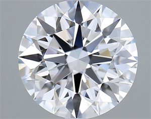 Picture of Lab Grown Diamond 3.01 Carats, Round with Excellent Cut, D Color, VVS2 Clarity and Certified by GIA