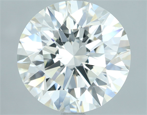 Picture of Natural Diamond 3.02 Carats, Round with Excellent Cut, H Color, VS1 Clarity and Certified by IGI