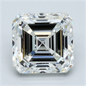 Diamante Natural 2.01 quilates, Asscher , Color H, claridad VVS2 y certificado GIA