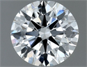 Natural Diamond 0.70 Carats, Round with Excellent Cut, G Color, SI1 Clarity and Certified by GIA