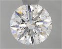 Natural Diamond 0.90 Carats, Round with Excellent Cut, D Color, SI1 Clarity and Certified by GIA