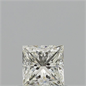 Diamante Natural 0.55 quilates, Princesa , Color J, claridad VVS1 y certificado GIA