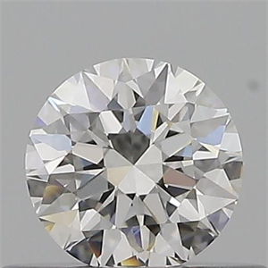 Picture of Natural Diamond 0.40 Carats, Round with Excellent Cut, G Color, IF Clarity and Certified by GIA