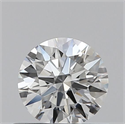 Diamante Natural 0.42 quilates, Redondo , Color G, claridad IF y certificado GIA
