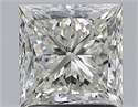Natural Diamond 1.80 Carats, Princess with  Cut, J Color, SI1 Clarity and Certified by GIA