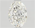 Natural Diamond 0.50 Carats, Oval with  Cut, G Color, VS2 Clarity and Certified by GIA